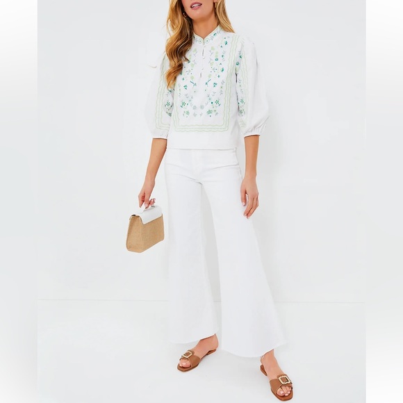 HYACINTH HOUSE Green Embroidery Erin Blouse - Picture 3 of 12